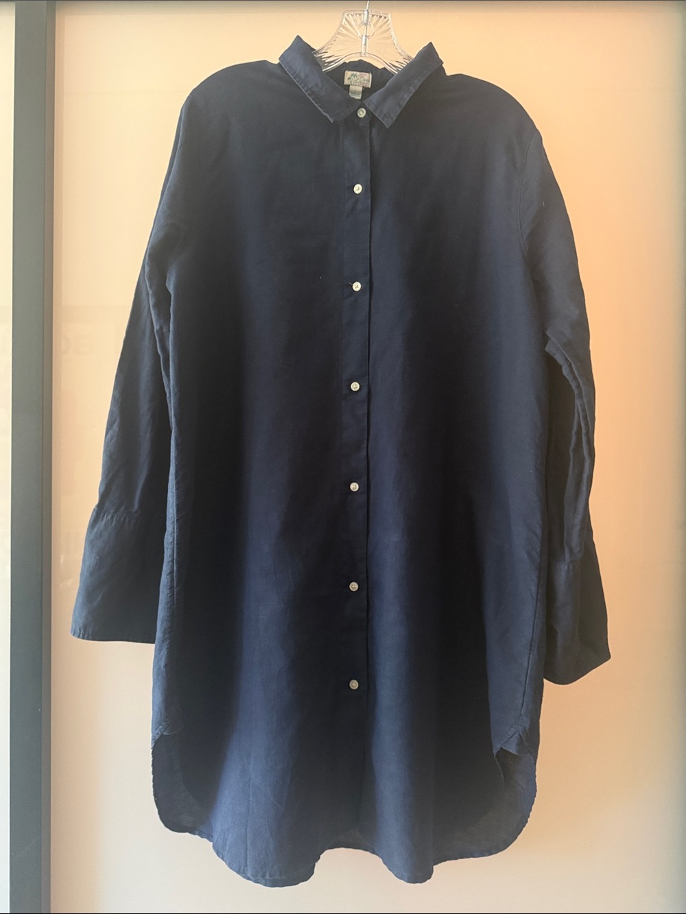 J Crew Relaxed-fit beach shirt in linen-cotton blend